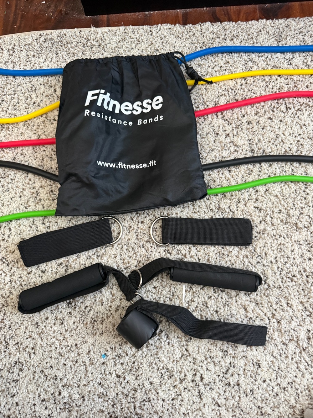 Fitness resistance bands kit